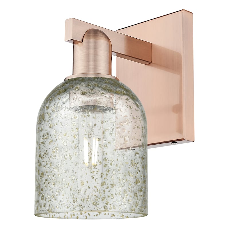 Innovations Lighting 716-1W-11-5 Caledonia Sconce Caledonia 11" Tall - Antique Copper / Mica