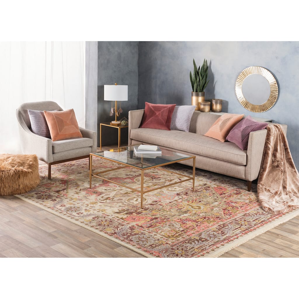 Hand-Knotted Bertilda Wool Area Rug - 10' x 14'