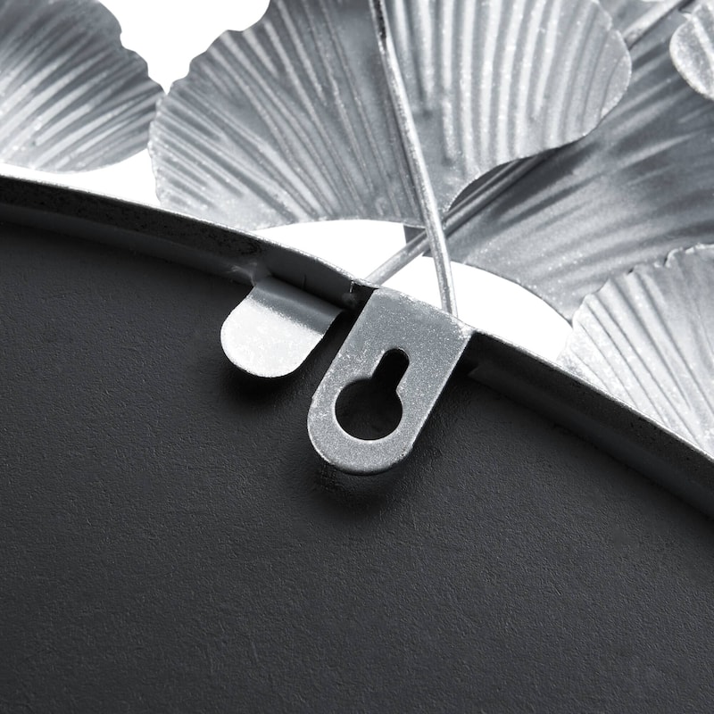 30.5" Ginkgo Leaf Round Wall Mirror 30.5 Inch Martha Stewart