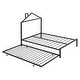 preview thumbnail 87 of 91, Twin Metal Platform Bed with Pull-Out Trundle, House Frame Design