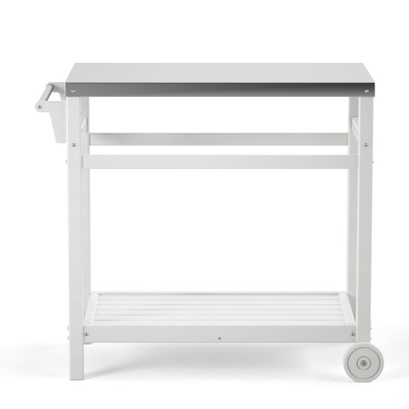 Multi-functional Outdoor Cart: Ideal for Pizza Ovens, Grilling, and Dining -RV carts