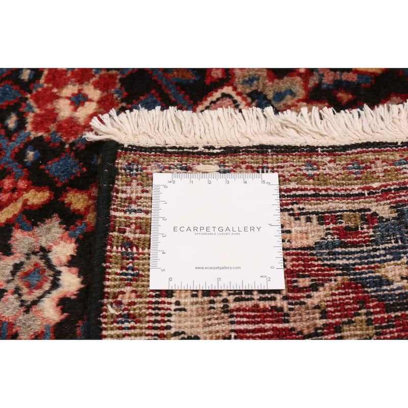 ECARPETGALLERY Hand-knotted Andelz Navy Wool Rug - 3'10 x 10'11