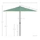 preview thumbnail 125 of 143, North Bend 9-foot Round Auto-tilt, Bronze Finish, Sunbrella Patio Umbrella by Havenside Home