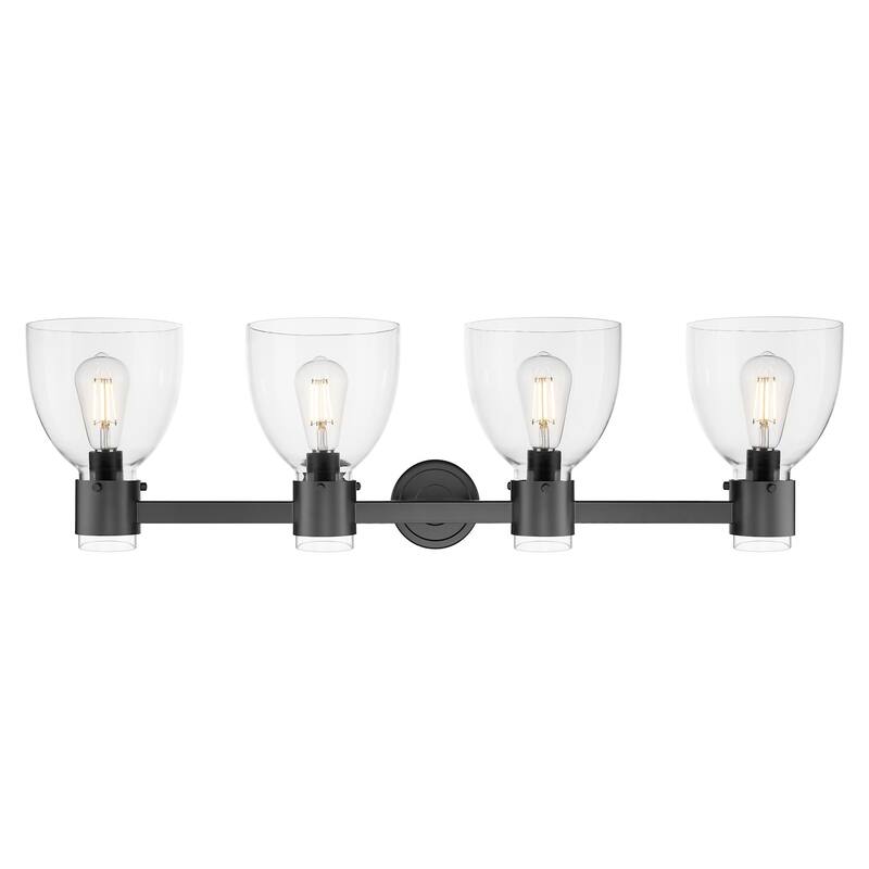 Innovations Lighting 464-4W-G464D-7CL Lawton Bell 4 Light 34" Wide