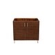 preview thumbnail 3 of 32, James Martin Vanities Metropolitan 36" Single Vanity, American Walnut American Walnut Cabinet Base Only - No Top