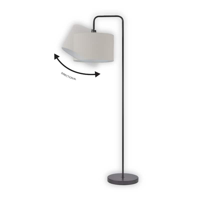 Barden 58" Floor Lamp with Linen Shade