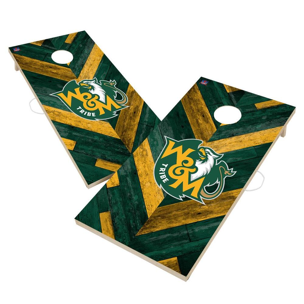William & Mary Tribe Regulation 2x4 Cornhole Boards - V3