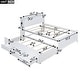 preview thumbnail 6 of 12, Full Platform Kids Bed with LED Storage Headboard, Twin Size Trundle, and 3-Drawers for Extra Storage and Convenience, White