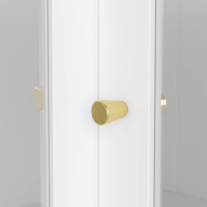 78.7"H White Corner Bathroom Cabinet - Stylish Storage for Any Room