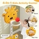 preview thumbnail 7 of 8, Gymax Toddler Basketball Hoop 4-in-1 Kids Indoor/Outdoor Activity