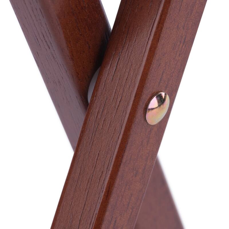 Alex Set of 2 Snack Tables Walnut Finish