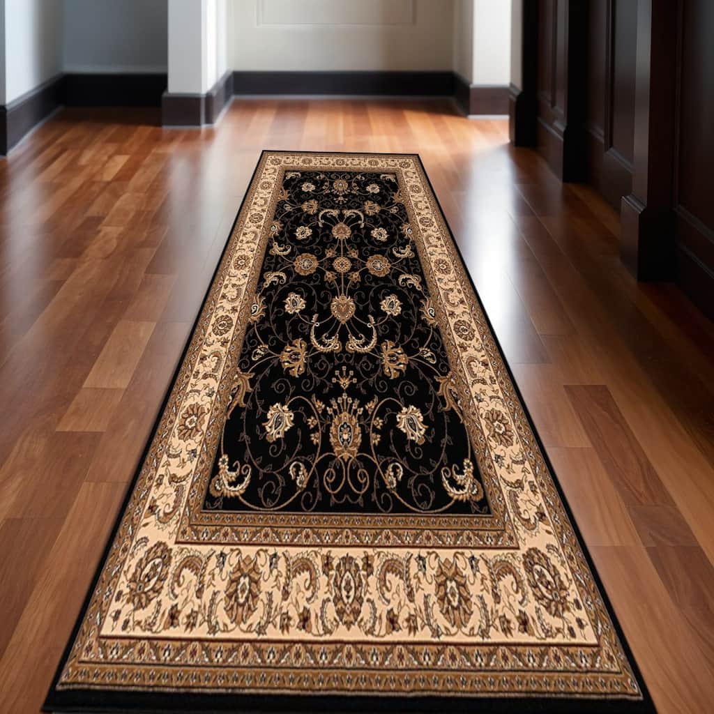 HomeRoots Oriental Modern Runner Area Rug