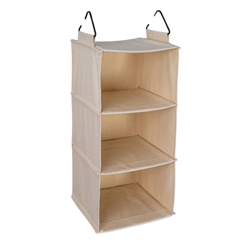 Household Essentials Hanging Closet Organizer - 12.2"L x 12.0"W x 26.8"H - Natural