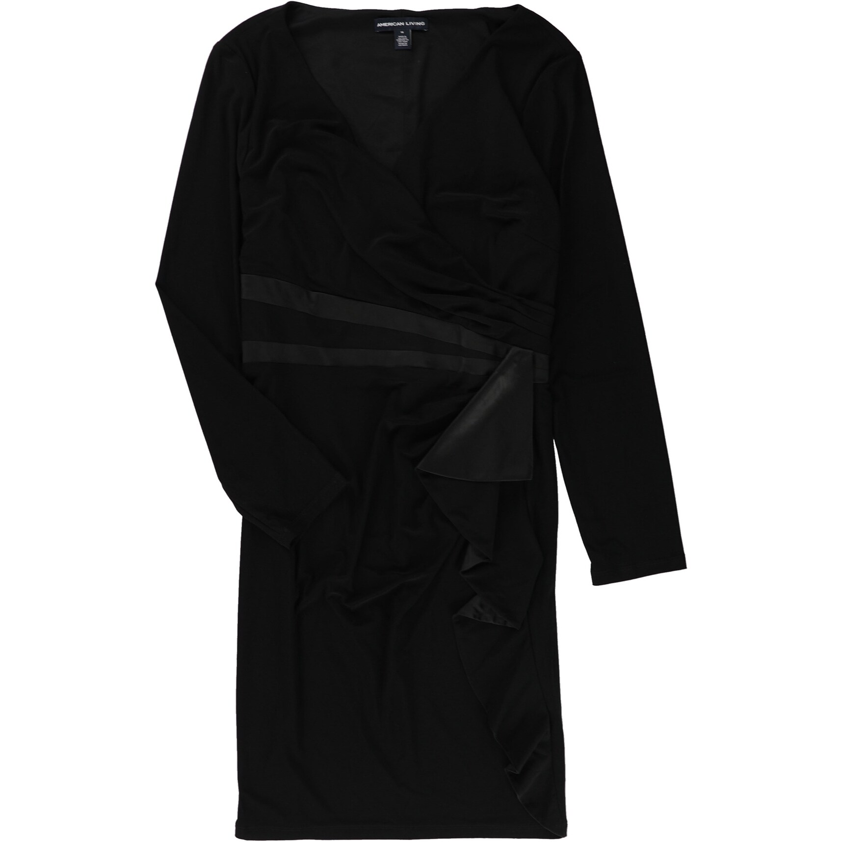 black wrap dress 16