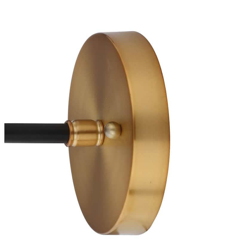 Bevin Contemporary Transitional Iron/Glass LED Vanity Light, by JONATHAN Y