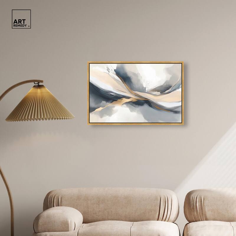 Dynamic Swirls II Canvas by Art Remedy