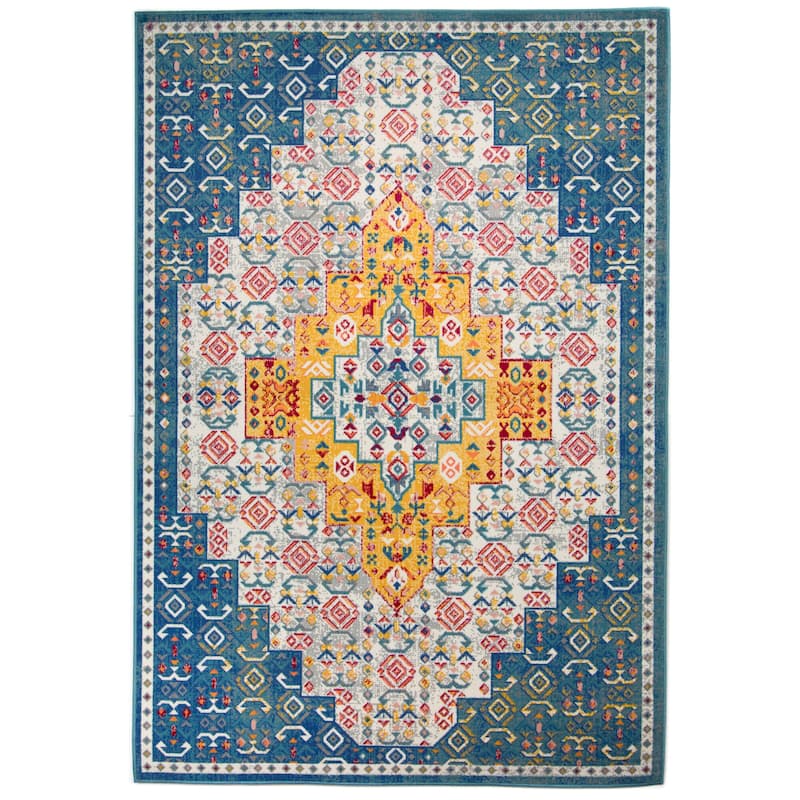 Semih Oriental Medallion Area Rug