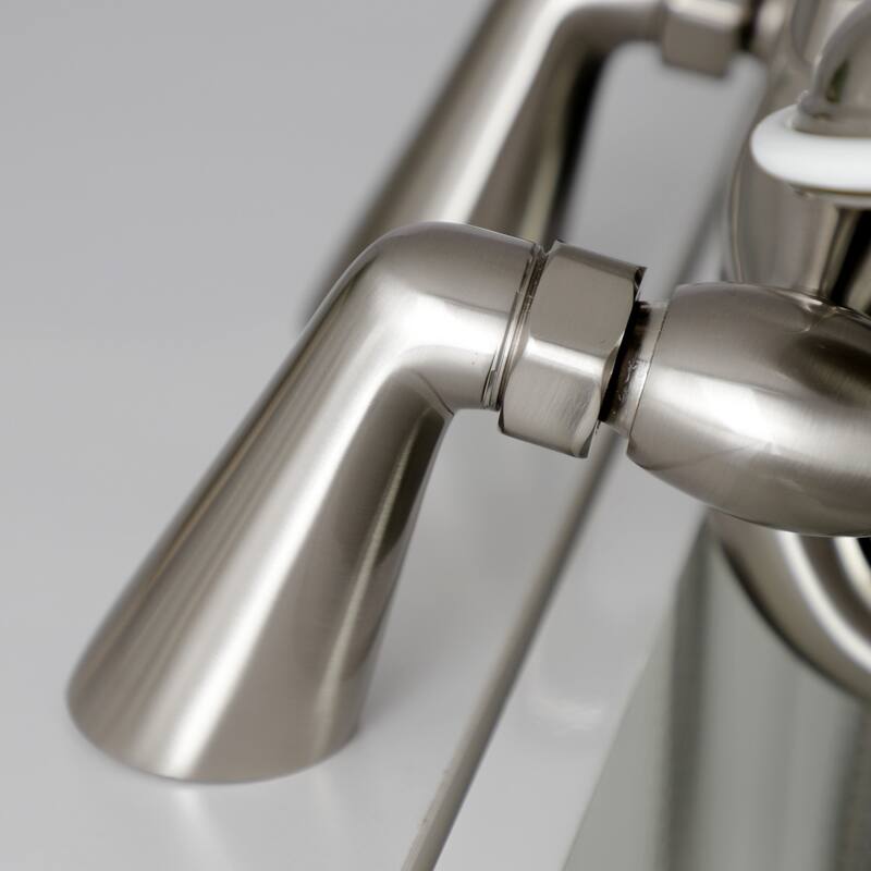 Kingston Brass Deck Mount Clawfoot Tub Faucet with Hand Shower