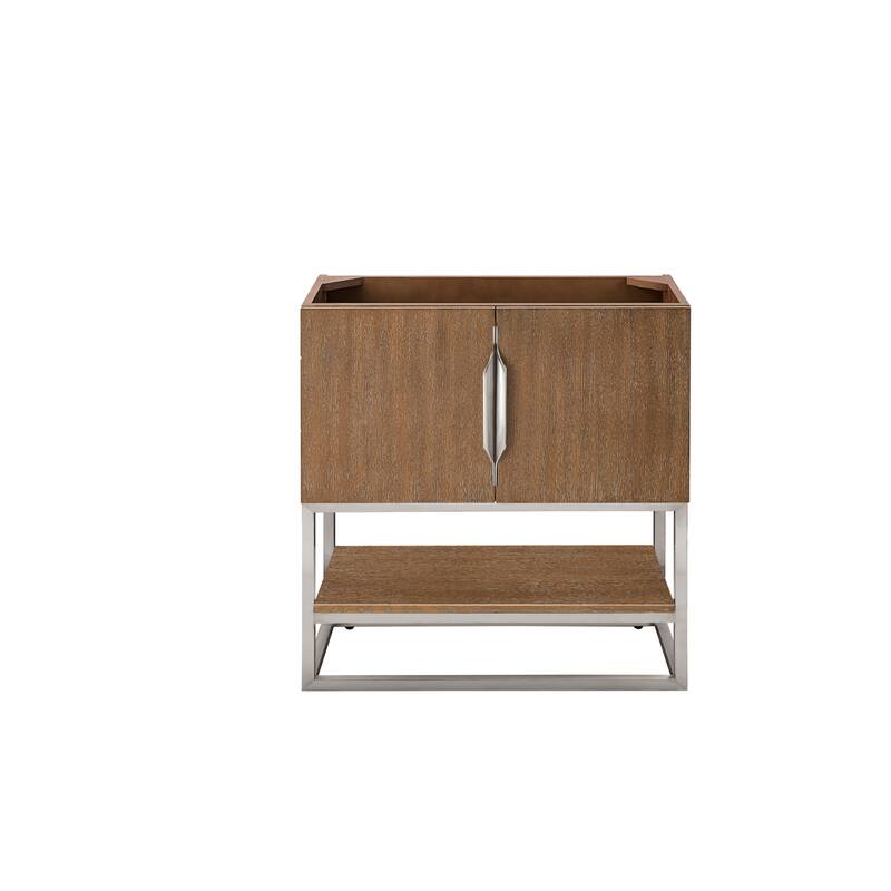 James Martin Vanities 883-V31.5-BN Columbia 32" Single Free Standing - Latte Oak