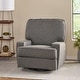 preview thumbnail 8 of 12, Crockett Traditional Glider Recliner with Swivel by Christopher Knight Home