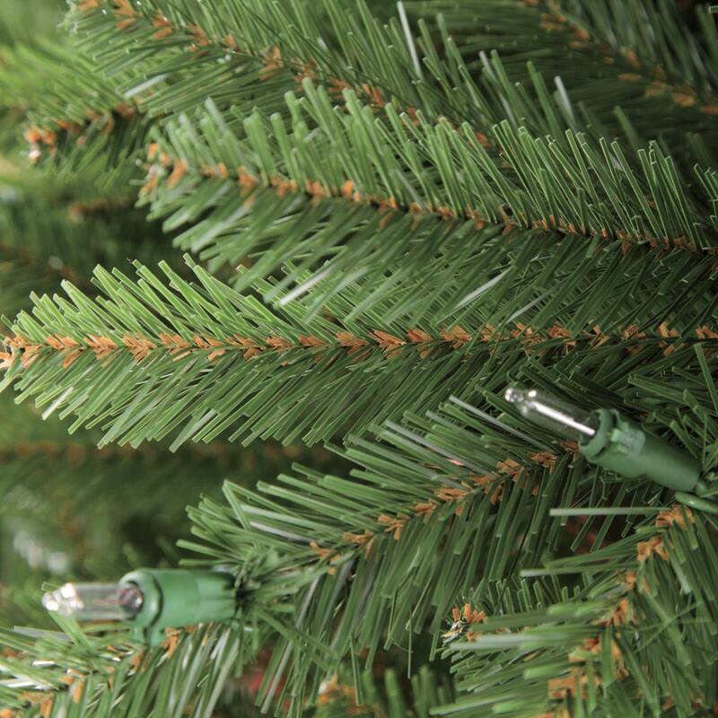 7.5' pre lit medium fraser fir artificial christmas tree clear lights - 7.5 Foot