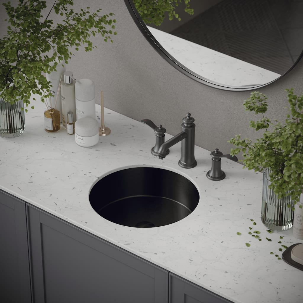 Karran Cinox Stainless Steel Round Undermount Sink