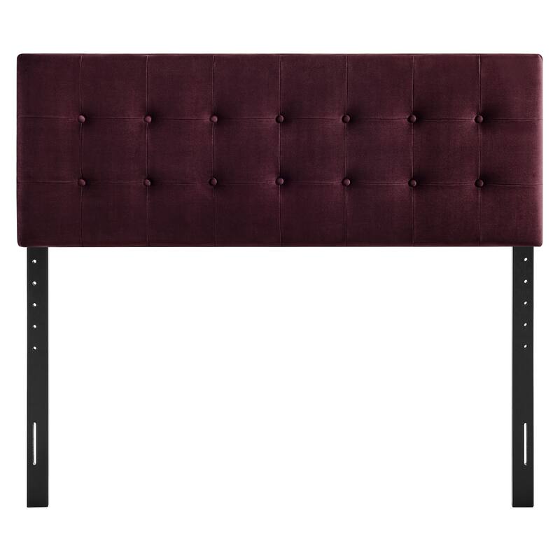 Emily Biscuit Tufted Performance Velvet Headboard
