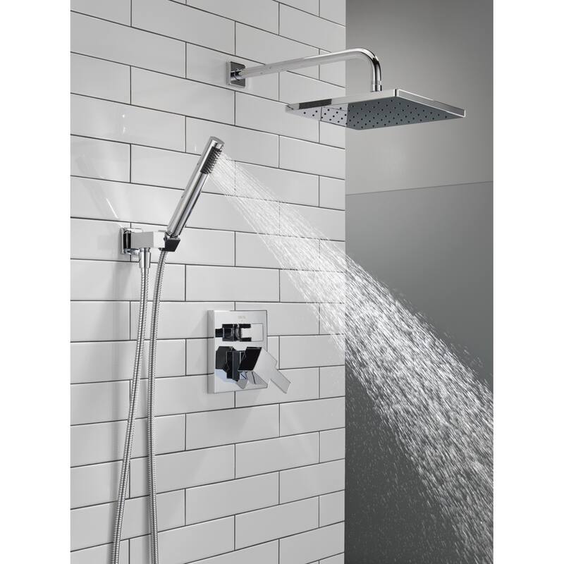 Delta T342701 Modern Square Non Shared Function Shower System Package