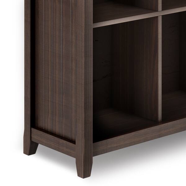 Wyndenhall Normandy Solid Wood 48 Inch X 44 Inch Rustic 9 Cube Bookcase And Storage Unit 44 Inches Wide 44 Inches Wide On Sale Overstock 6702888