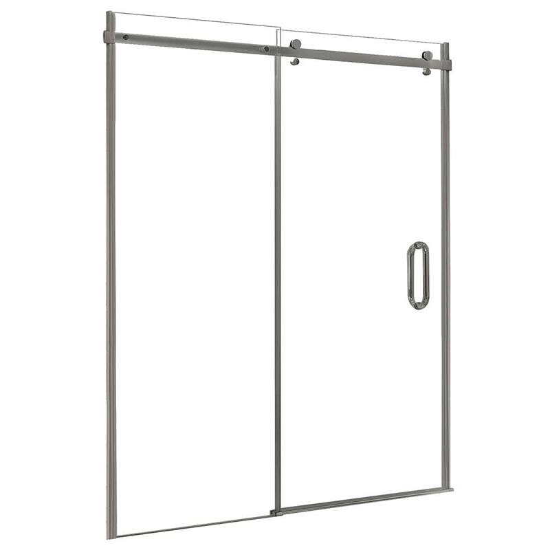 CRAFT + MAIN MRRL4876-CL Marina 76" High x 48" Wide Sliding Frameless