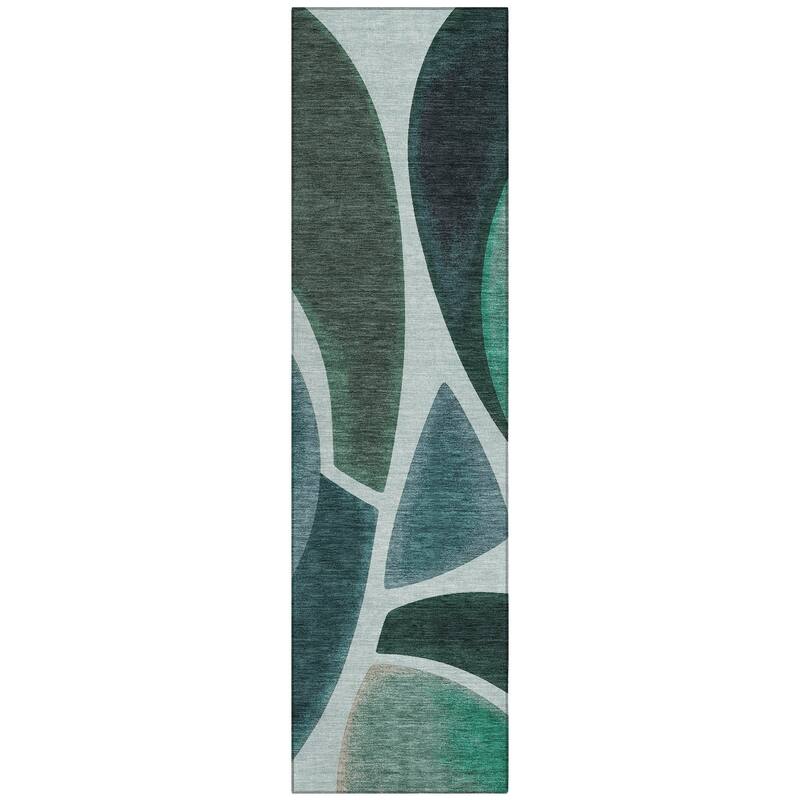 Machine Washable Indoor/ Outdoor Modern Hays Chantille Rug