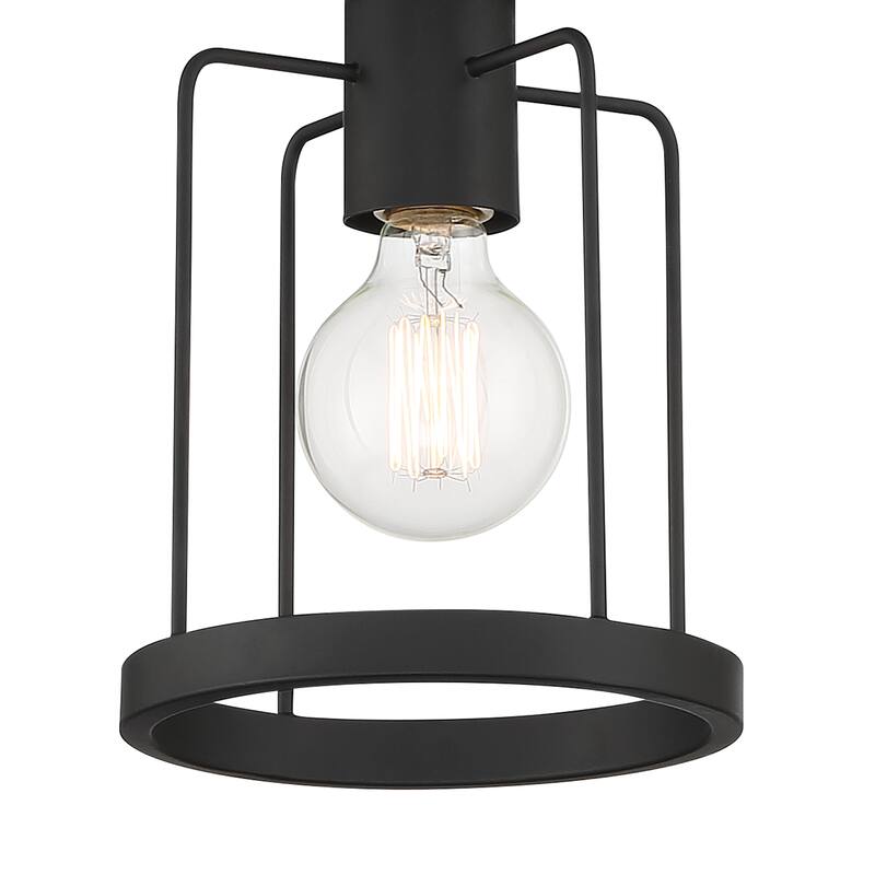 1 Light Semi Flush - 7