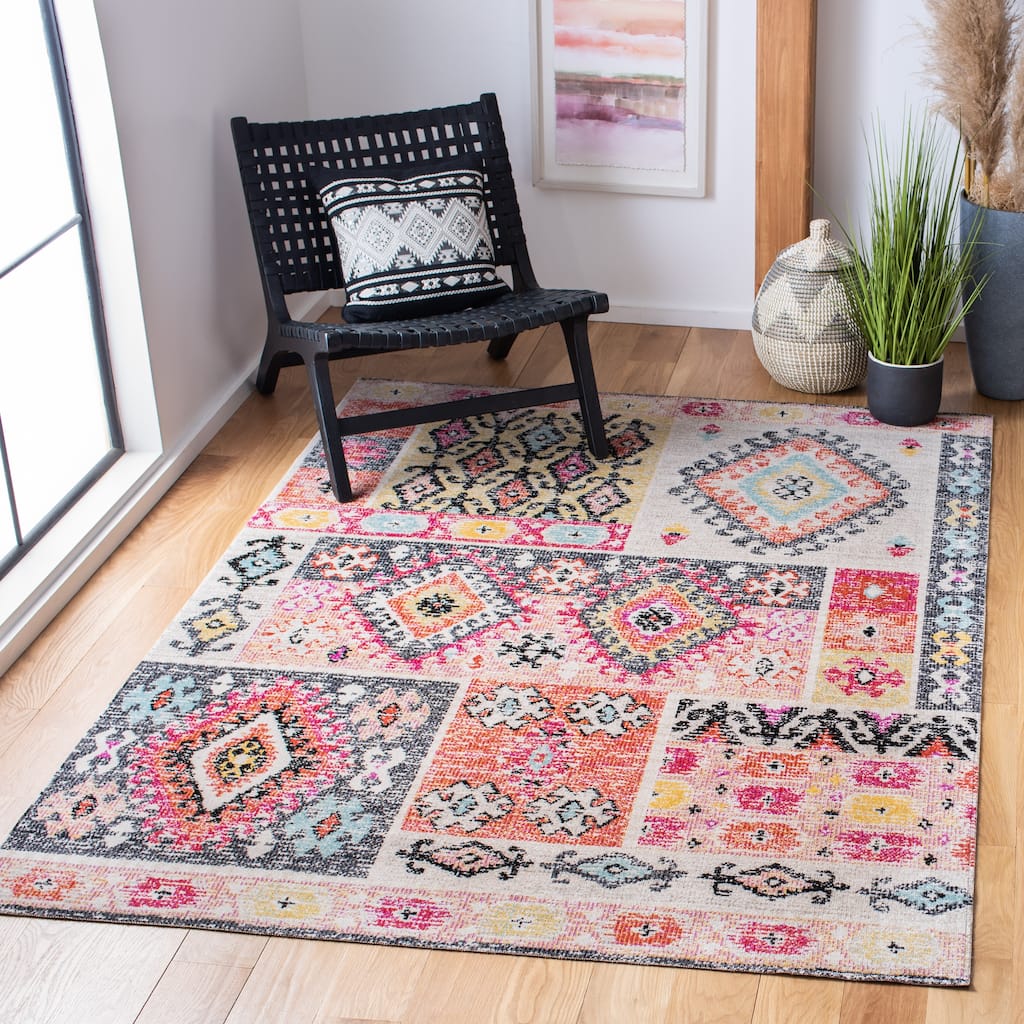 SAFAVIEH Montage Trevina Indoor/ Outdoor Waterproof Patio Backyard Rug