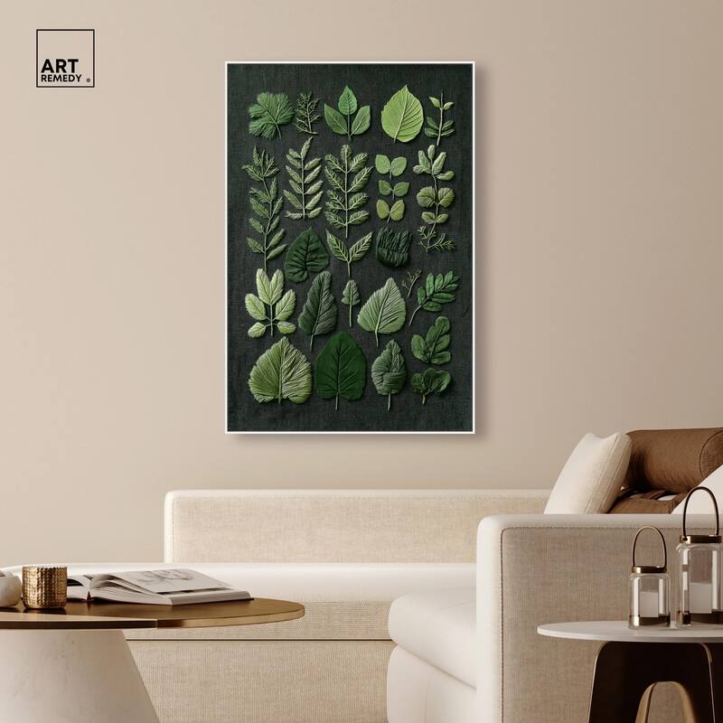 Leaf Library III Canvas by Art Remedy