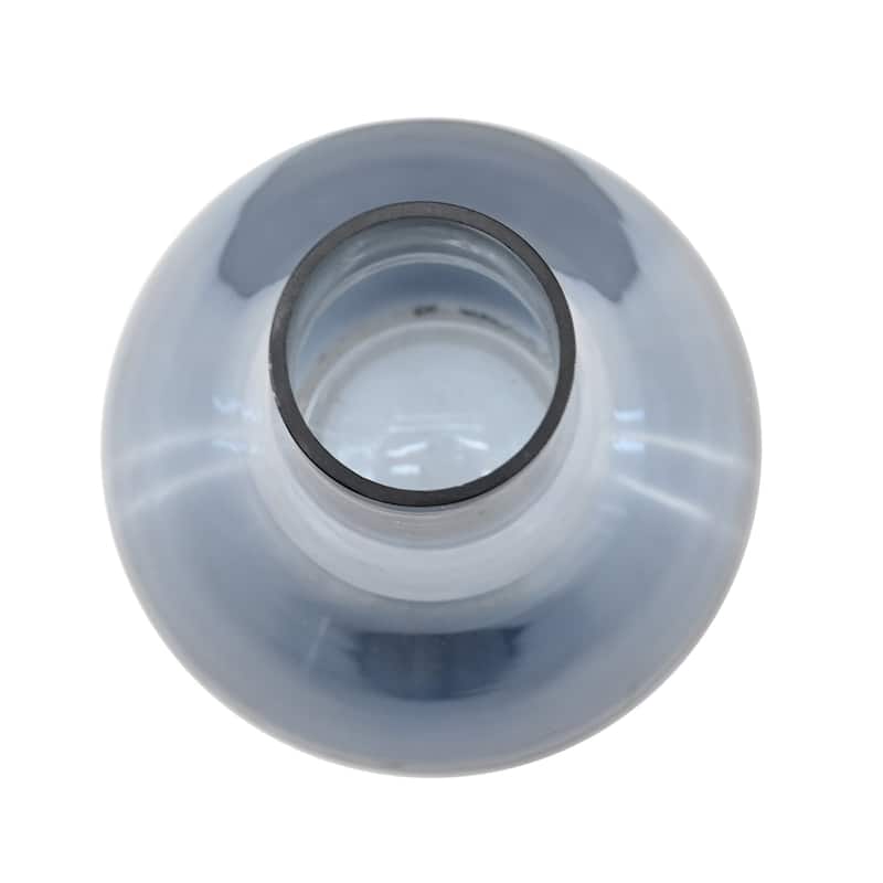 Indigo Road by Egypt Sherrod x East at Main Caspian Hand Blown Glass Vase - Dark-Blue