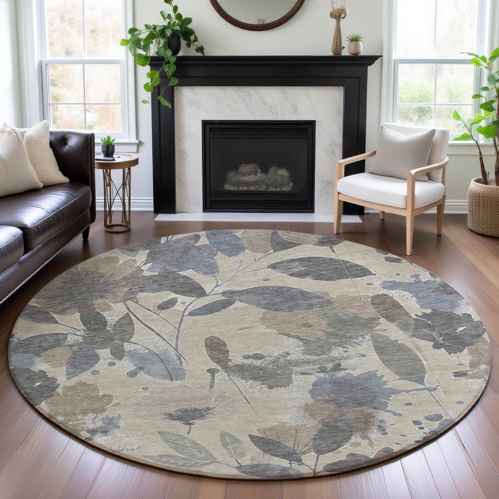 Premium Washable Super Soft Floral Mayfield Rug