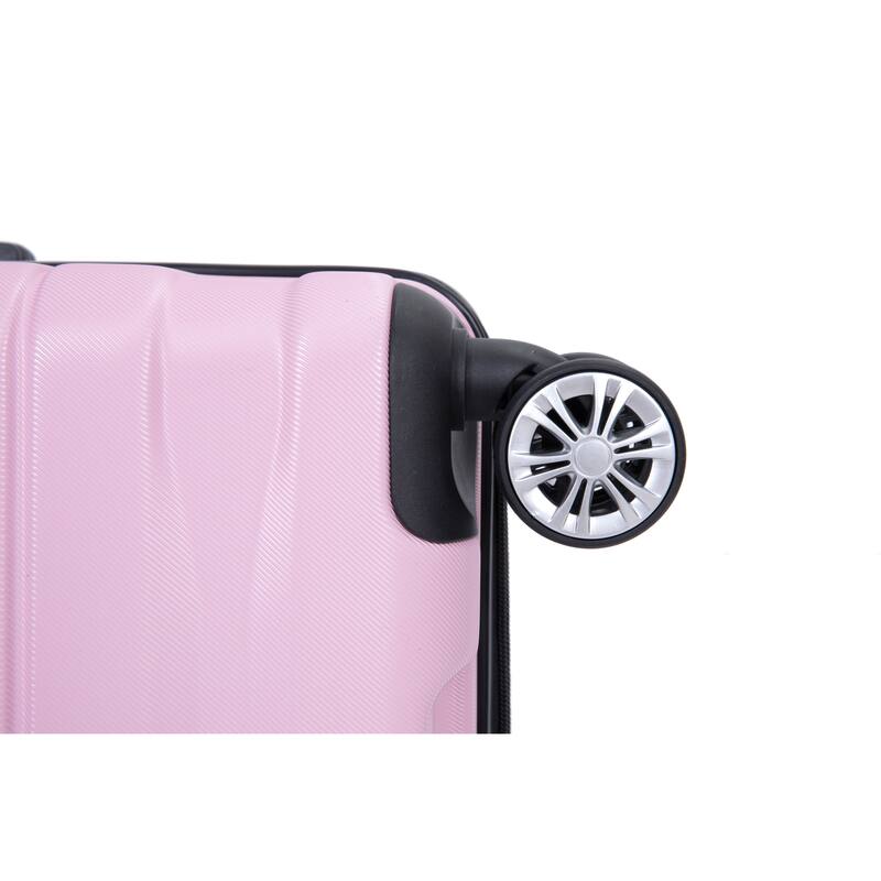 3 Piece Luggage Sets with Double Spinner Wheels and TSA Lock, Expandable Durable PC Hardside Lightweight Suitcase for Men Women