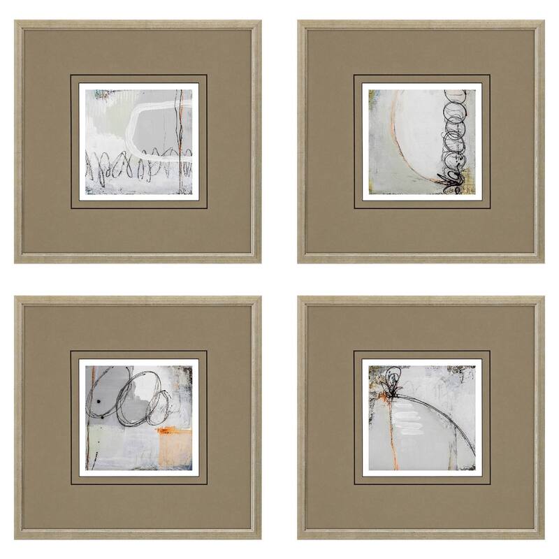 On the Road II S/4 Framed Art Giclee Under Glass - 15 X 15 X 1