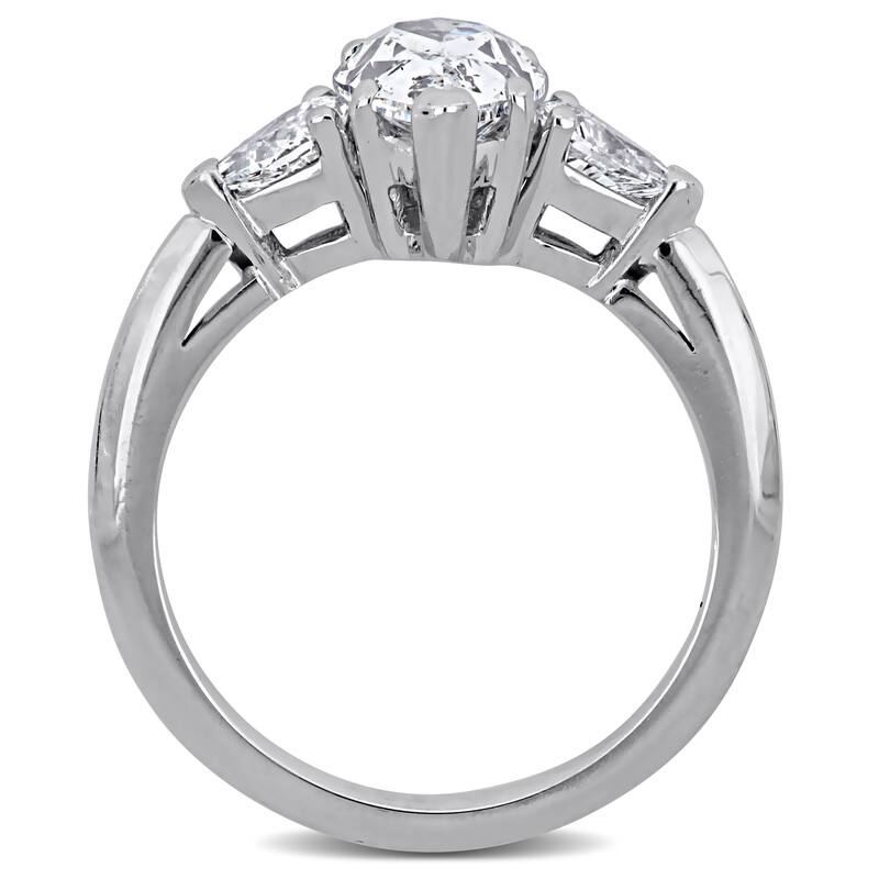 Miadora 2 5/8ct TDW Diamond Engagement Ring in 18k White Gold