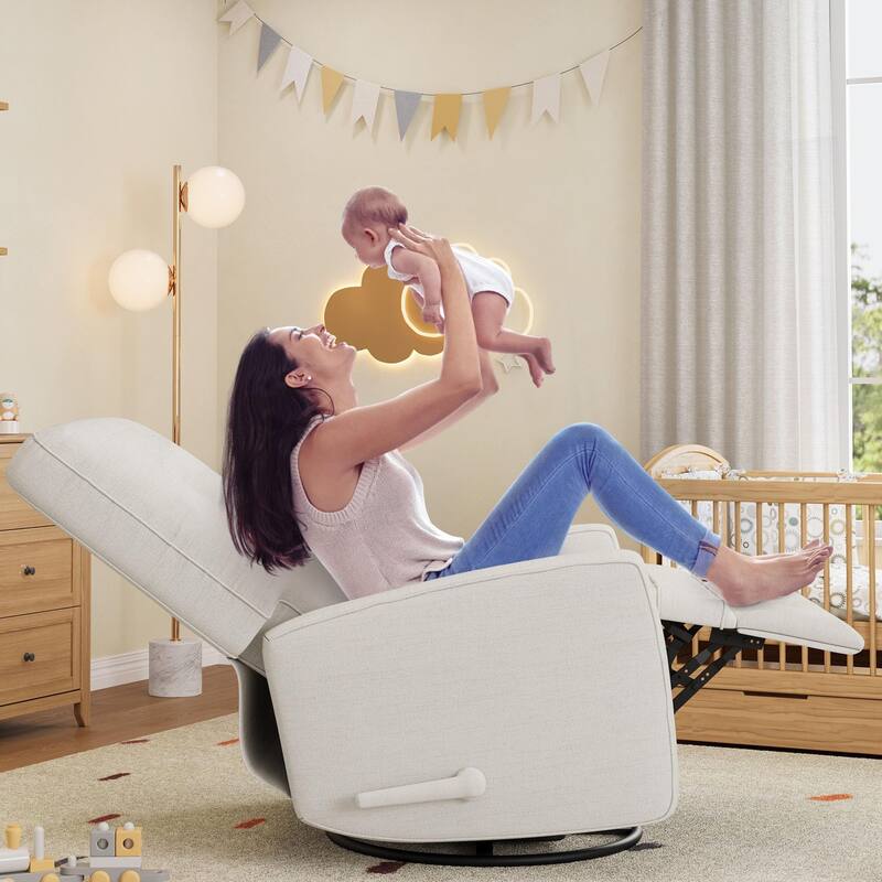 Recliner Chairs,Swivel Rocker Recline,Glider Recliner Chair, Recliner Chair for Adults,360°Swivel Glider Rocking Chair