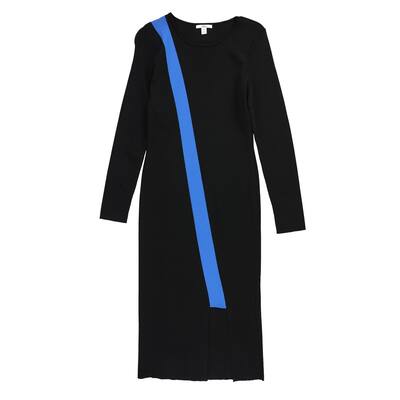 Bar Iii Womens Colorblocked Sweater Dress