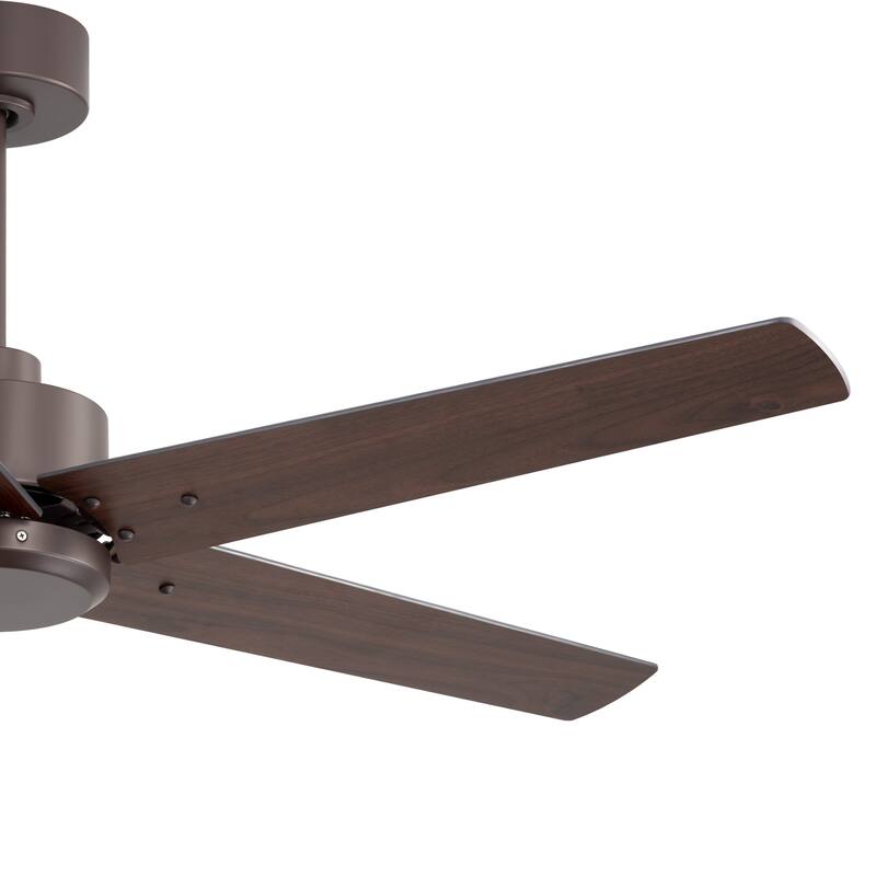52" Indoor Traditional 5-Blade Ceiling Fan No Light with Pull Chain
