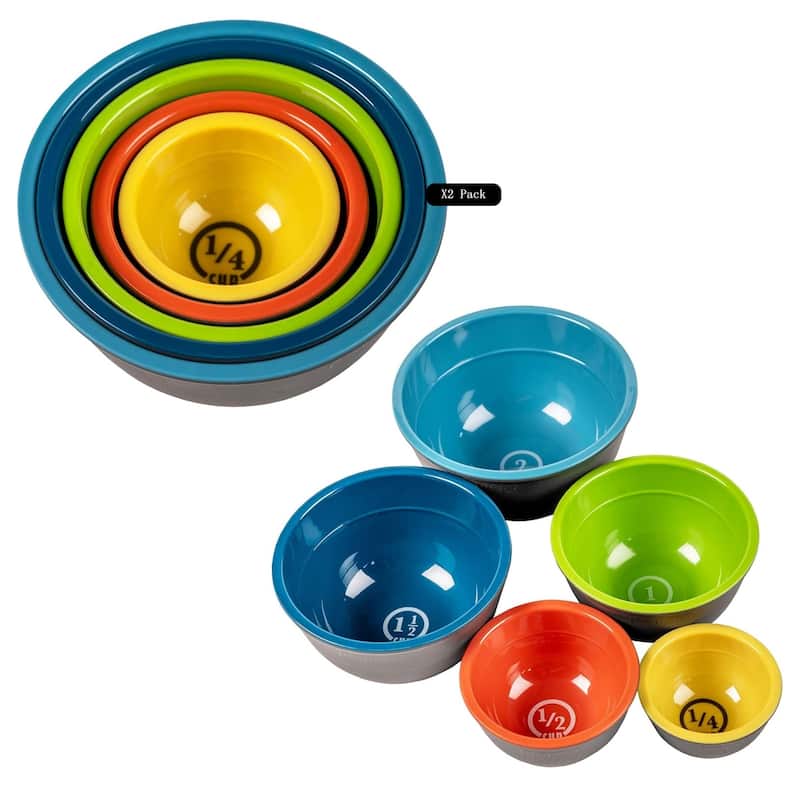 Prepara Two-Tone Melamine Pinch Bowl (5-Piece) - 5-Piece