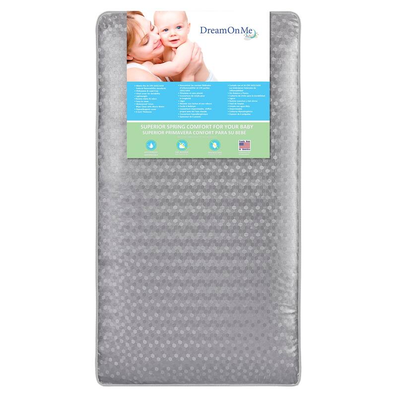 Dream On Me Slumber 6"112 Coil Spring Crib and Toddler Bed Mattress