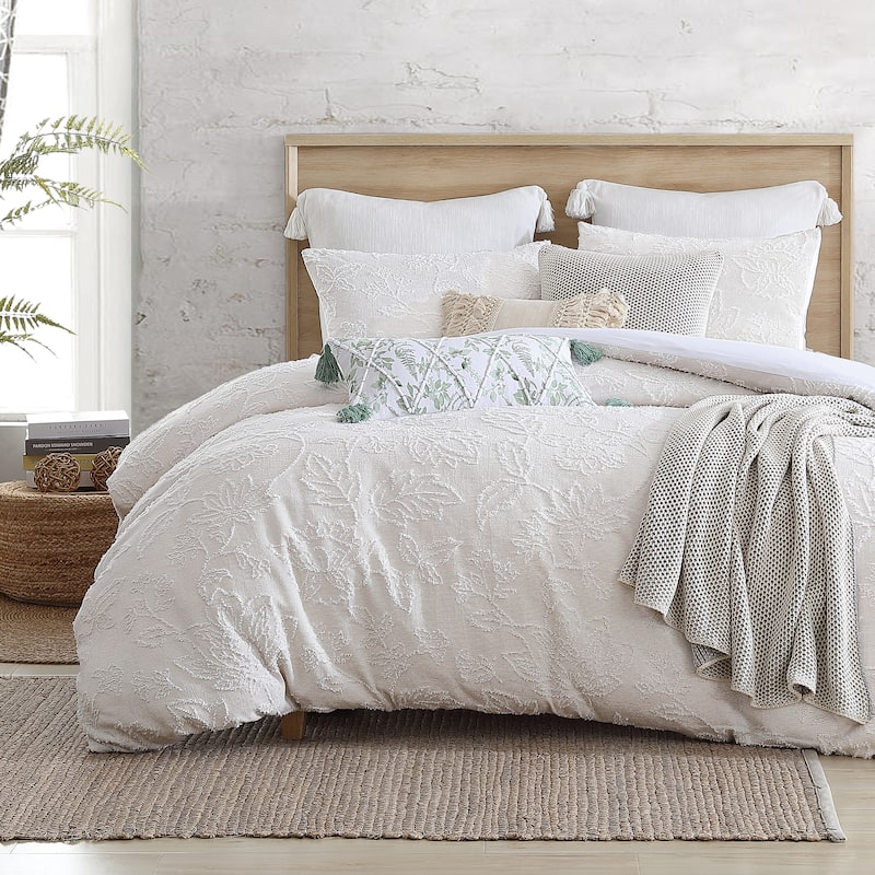 Peri Home Folky Floral Duvet Set - Amber Gold - Queen