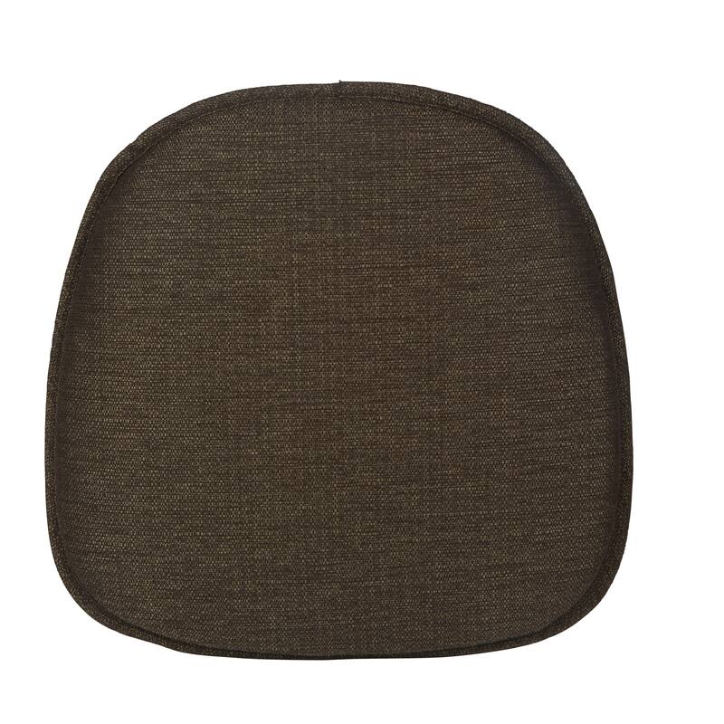 Klear Vu Gripper Non-Slip Mid Century Modern Shell Dining Chair Upholstered Cushion