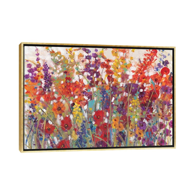 iCanvas "Variety Of Flowers II" by Tim OToole Framed Canvas Print - Gold - 26x40