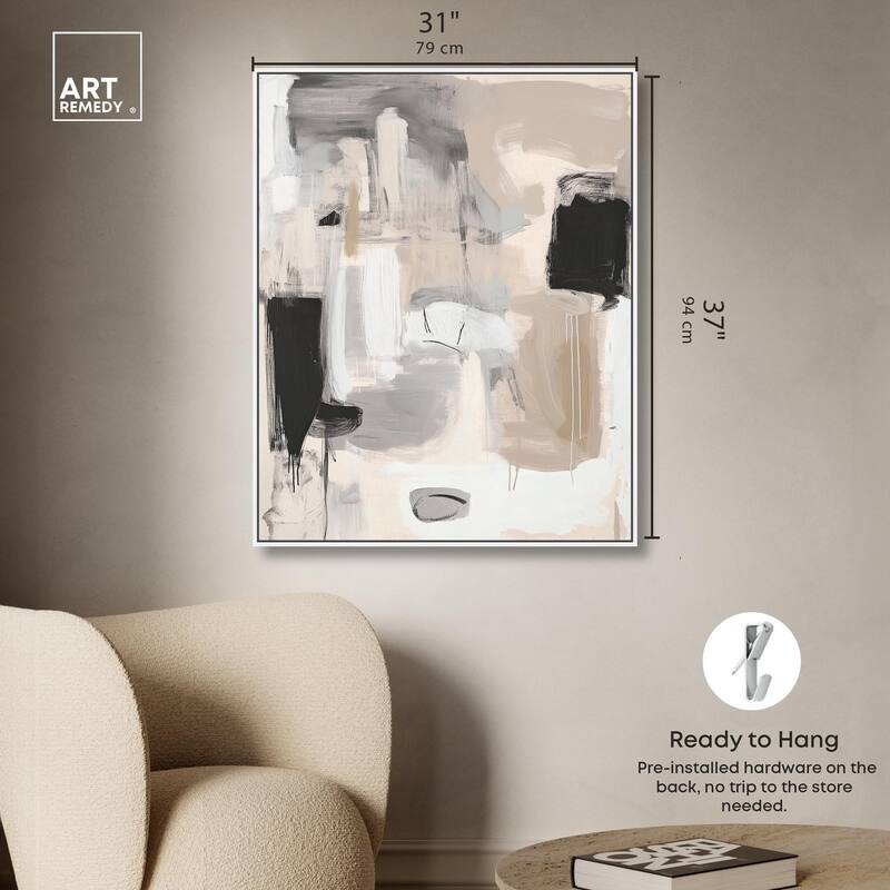 Beauty of Beige II Canvas by Art Remedy