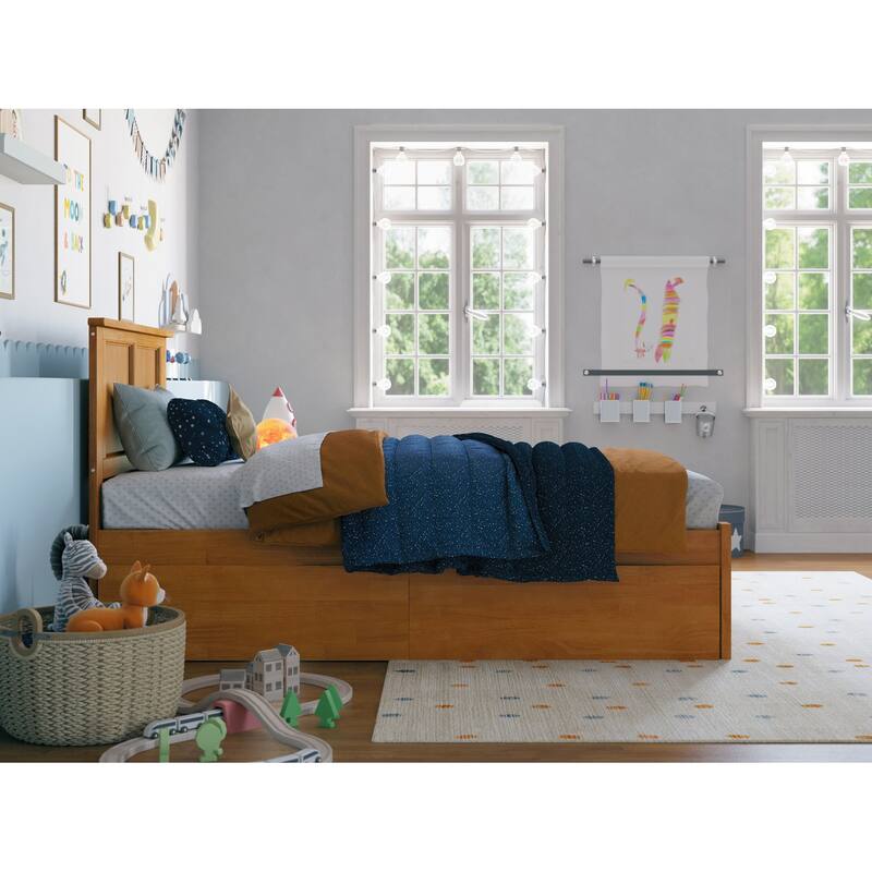 Madison Platform Bed with Footboard and Storage Drawers