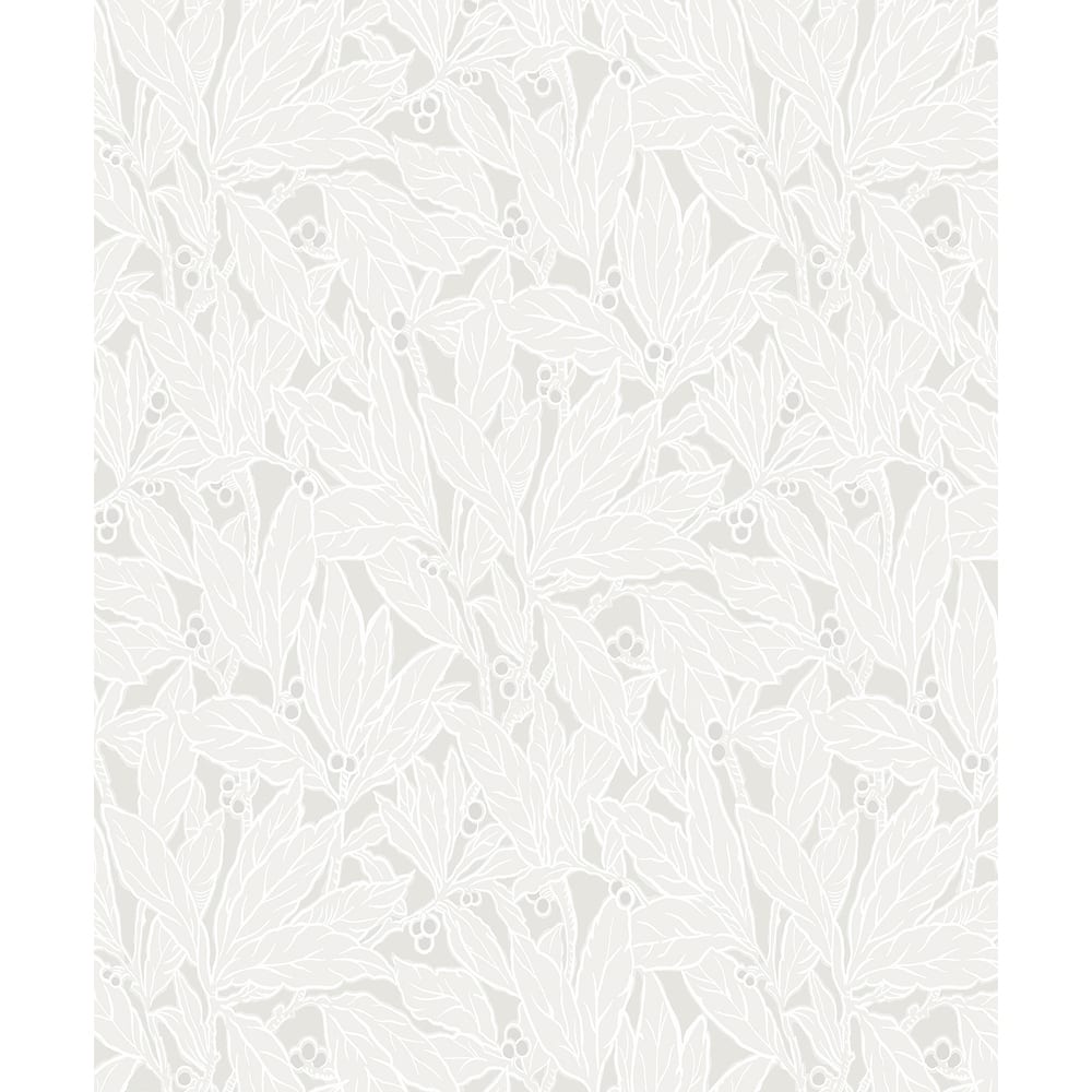 Seabrook Designs Leaf and Berry Nonwoven Unpasted Wallpaper